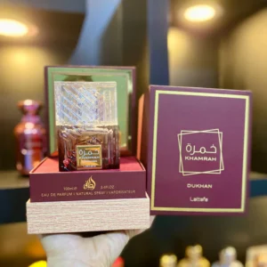 Lattafa Perfumes Khamrah Dukhan en Estuche de Lujo
