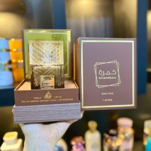 Lattafa Perfumes Khamrah Qahwa en Estuche de Lujo